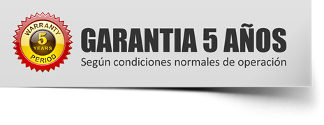 GARANTIA 5 AÑOS